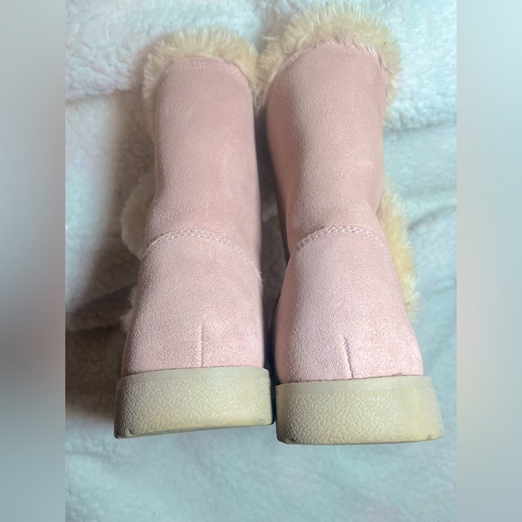 Pre-Owned Suede & Faux Fur Boots - Picture 3 of 10